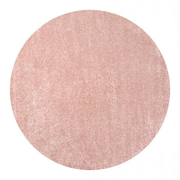 Haze Solid Low-pile Area Rug Pink